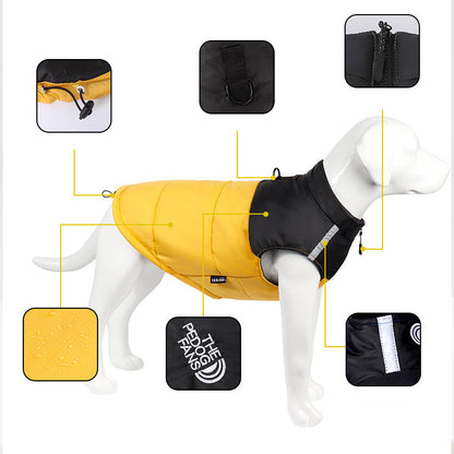 🐶 Waterproof Dog Winter Coat | Christmas Sale 53% OFF | Windproof Warm Lining, Reflective & Adjustable | Perfect Gift for Furry Friends in Cold Weather 🎄✨
