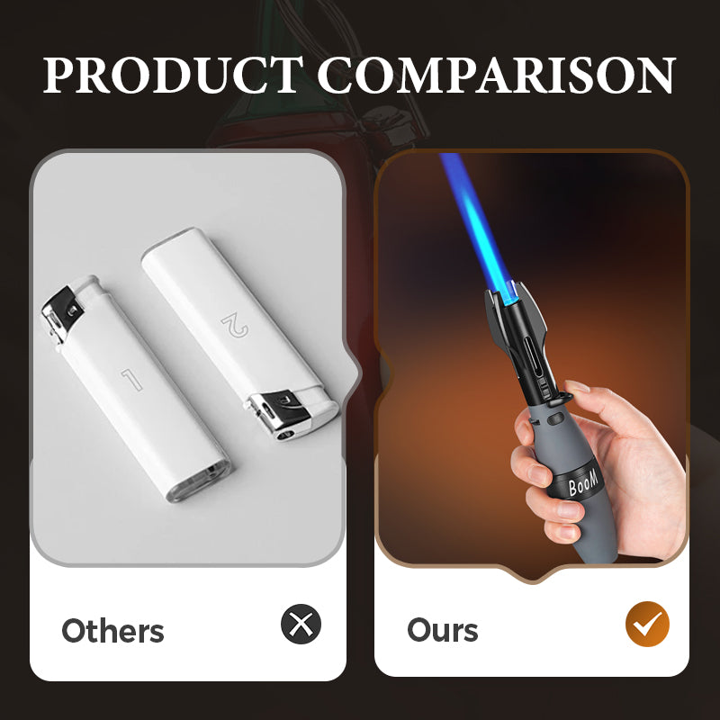 🚀 Creative Rocket Fidget Lighter - Windproof Flame Meets Fidget Fun!🎁