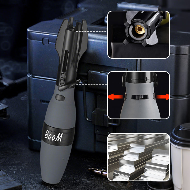 🚀 Creative Rocket Fidget Lighter - Windproof Flame Meets Fidget Fun!🎁