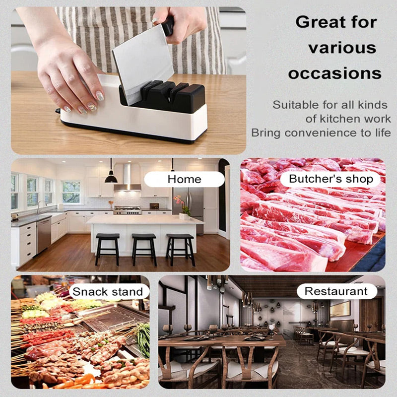 🔪 50% OFF NOW! ⚙️ Professional Electric Knife Sharpener – Fast & Precise Sharpening, Multi-Angle Guide for Kitchen & Outdoor Knives ✨📦