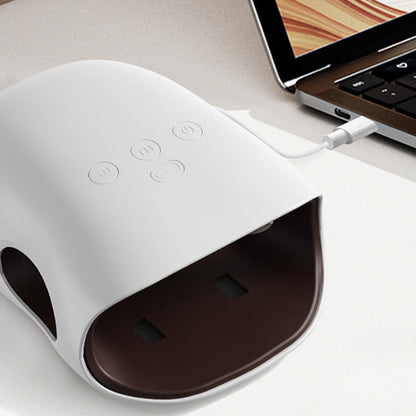 3-Speed Cordless Hand Massager with Heat & Compression