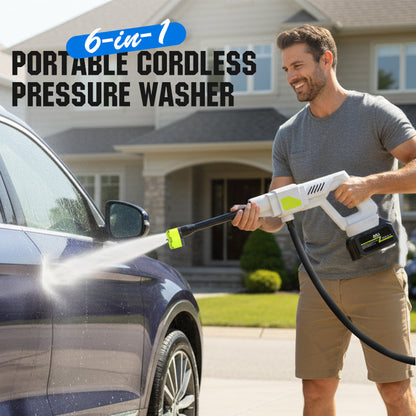 📢📢70 % OFF !!🎅Portable Cordless Pressure Washer🔫💧
