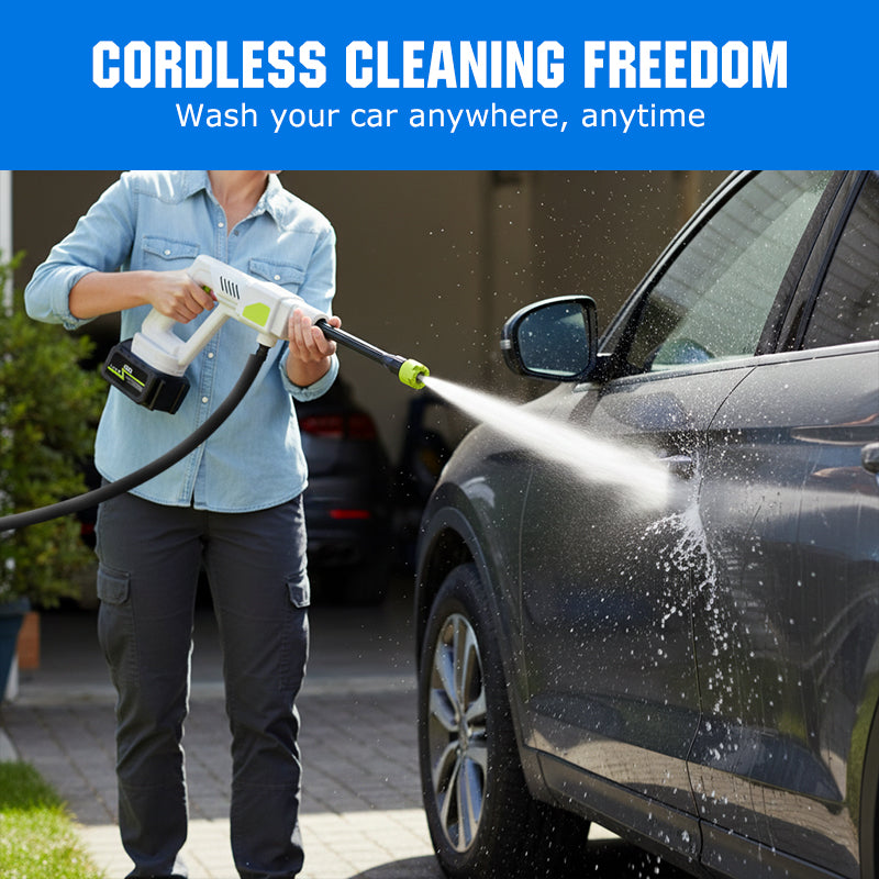 📢📢70 % OFF !!🎅Portable Cordless Pressure Washer🔫💧