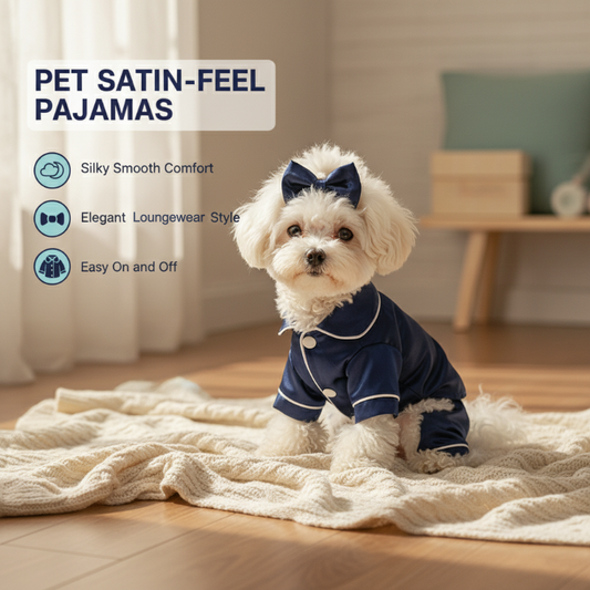 Pet Satin-Feel Pajamas