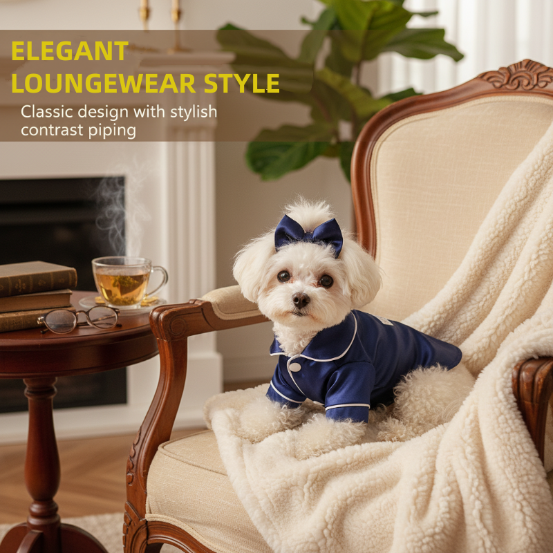 Pet Satin-Feel Pajamas