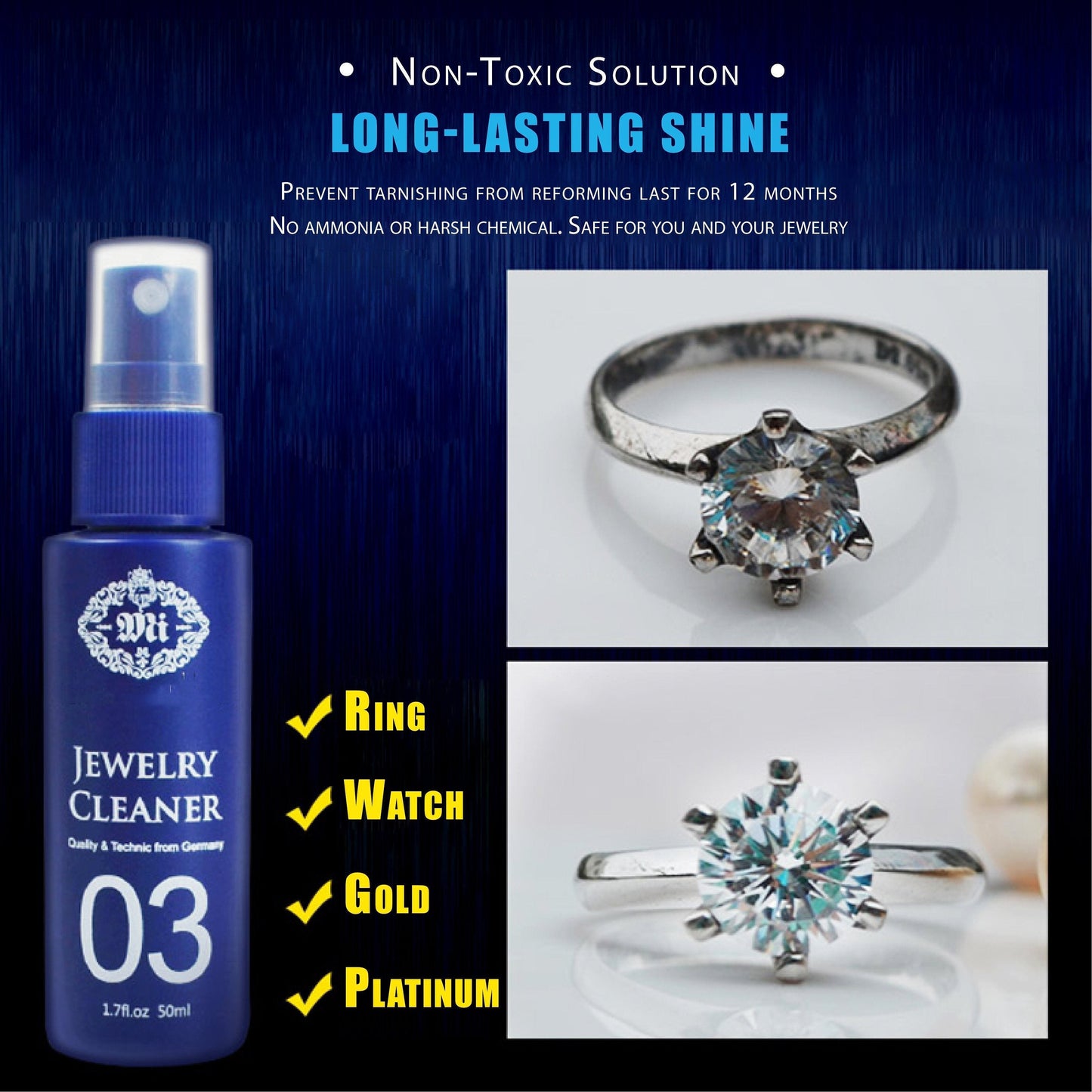 🔥Clearance Flash Sale: ⚡Instant Shine Jewelry Cleaner