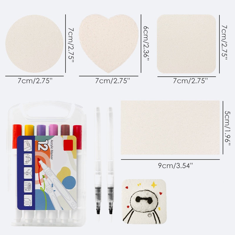 💥Limited-time 49% discount💥 Amazing 3D Foam Texture Painting Set