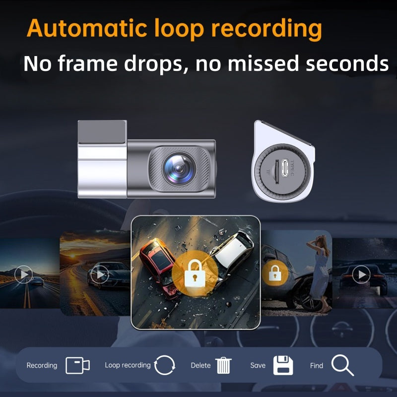 🔥Christmas Limited-Time Offer: 55% OFF!!!🔥1080P HD Dash Cam with Wi-Fi & Night Vision