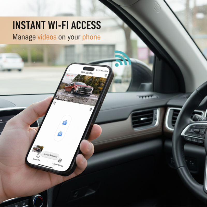 🔥Christmas Limited-Time Offer: 55% OFF!!!🔥1080P HD Dash Cam with Wi-Fi & Night Vision
