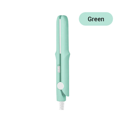 2-in-1 Mini Curling Wand & Flat Iron Hair Straightener