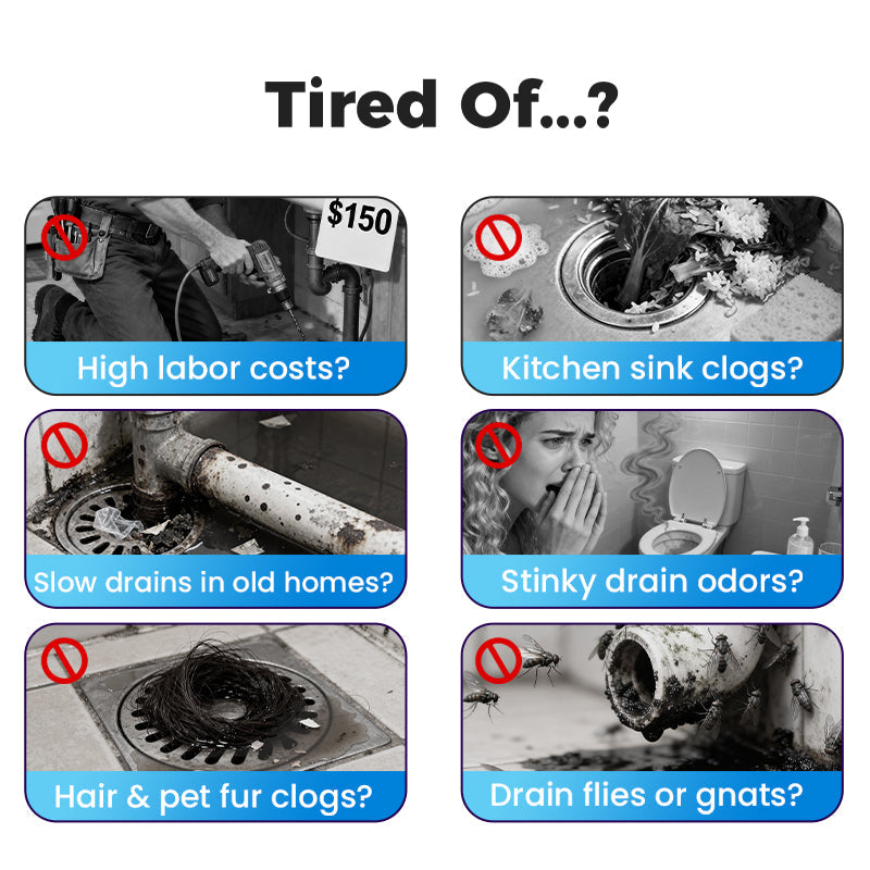 🔥BUY MORE SAVE MORE🔥 | 4-in-1 Powerful Pipe Unclogging Powder