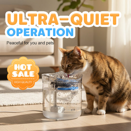 Automatic Pet Water Fountain with Smart Sensor