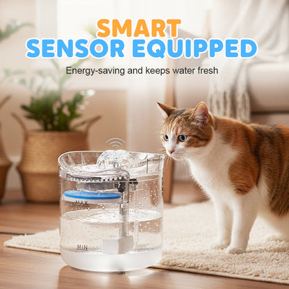 Automatic Pet Water Fountain with Smart Sensor
