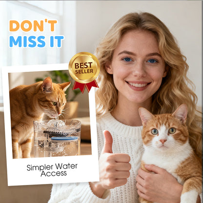 Automatic Pet Water Fountain with Smart Sensor