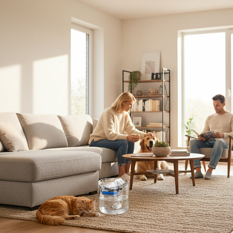 Automatic Pet Water Fountain with Smart Sensor