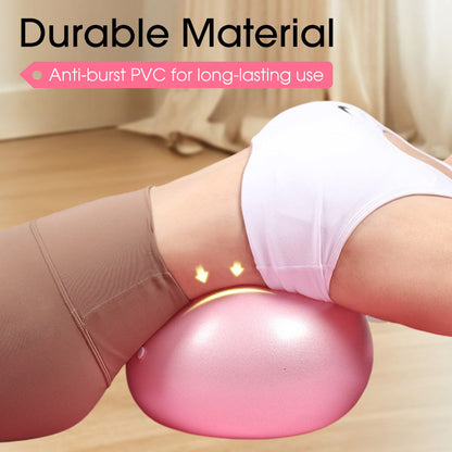 🤸‍♀️ 50% OFF! ⚽ 9-Inch Pilates Ball – Anti-Burst, Pump Included & Ideal for Fitness 📦💪