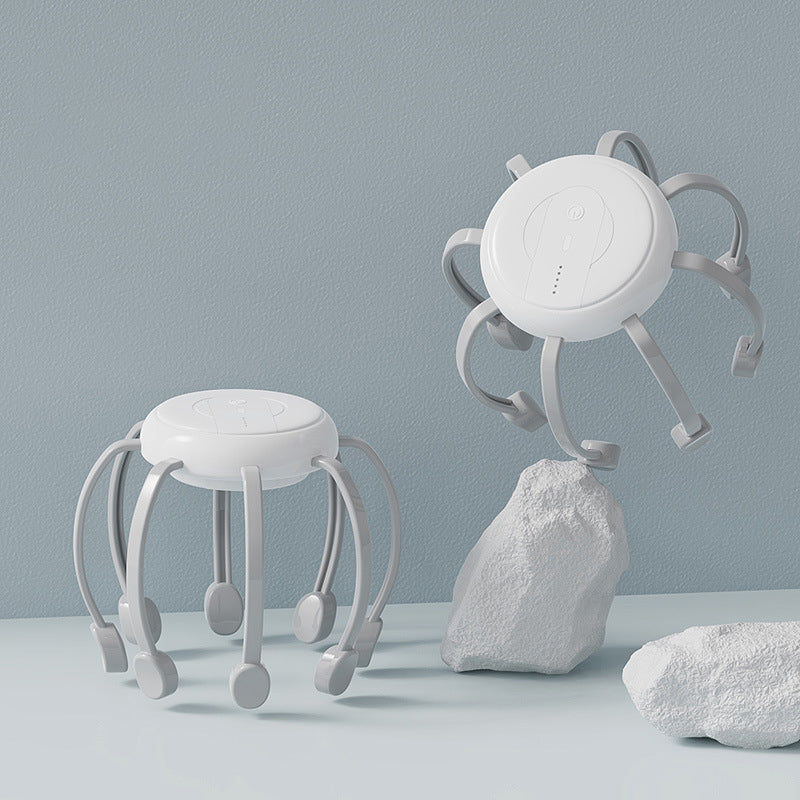 🐙 50% OFF NOW ! 💆‍♂️ Intelligent Octopus Head Massager – Relaxing Kneading, Multiple Modes & Portable Design 🔋