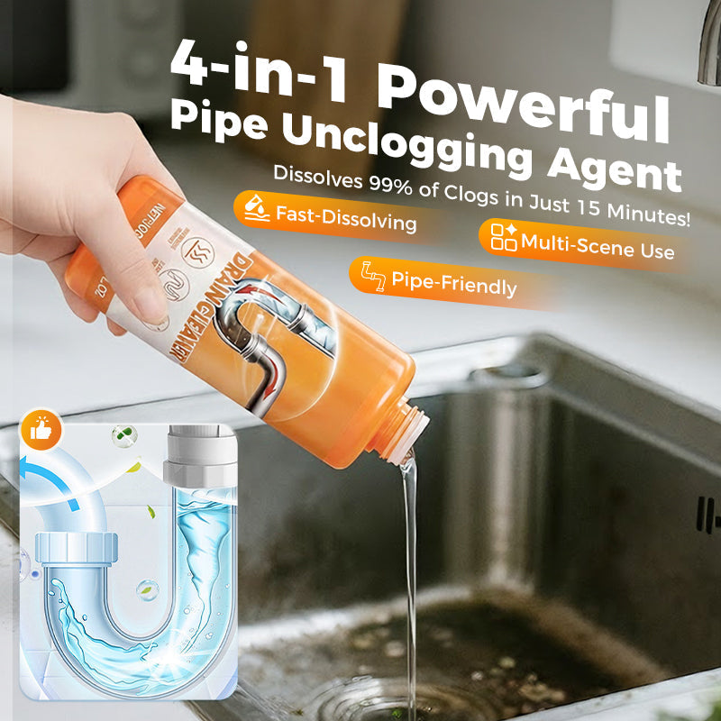 🔥 Hot Sale 🔥4-in-1 Powerful Pipe Unclogging Powder