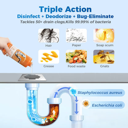 🔥 Hot Sale 🔥4-in-1 Powerful Pipe Unclogging Powder