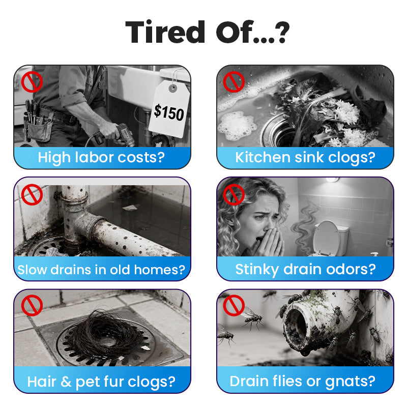 🔥 Hot Sale 🔥4-in-1 Powerful Pipe Unclogging Powder