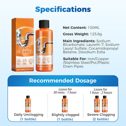 🔥 Hot Sale 🔥4-in-1 Powerful Pipe Unclogging Powder