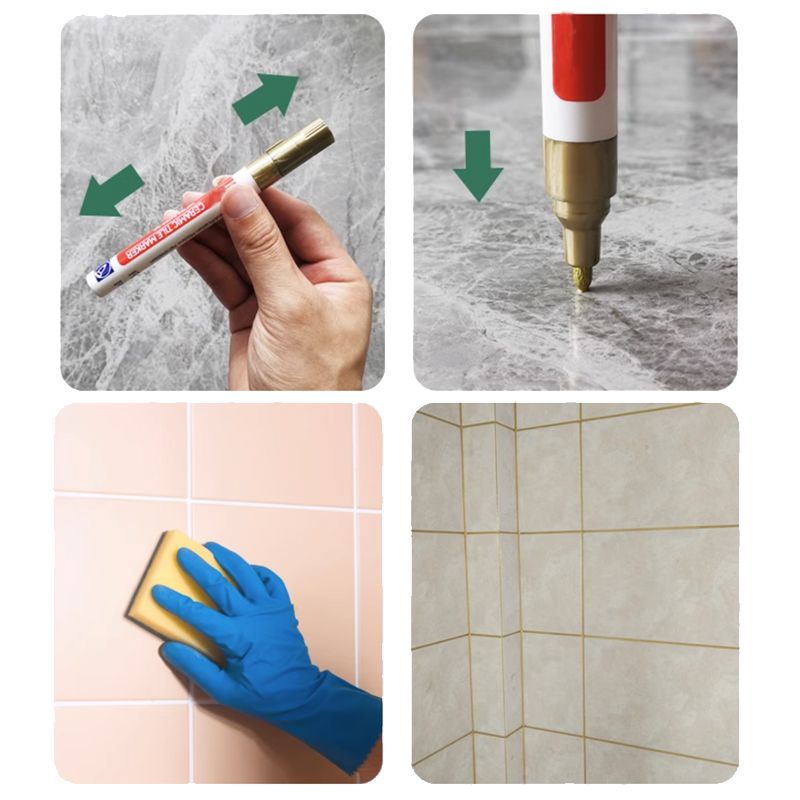 🔥Mold-resistant and waterproof ceramic tile grout pen