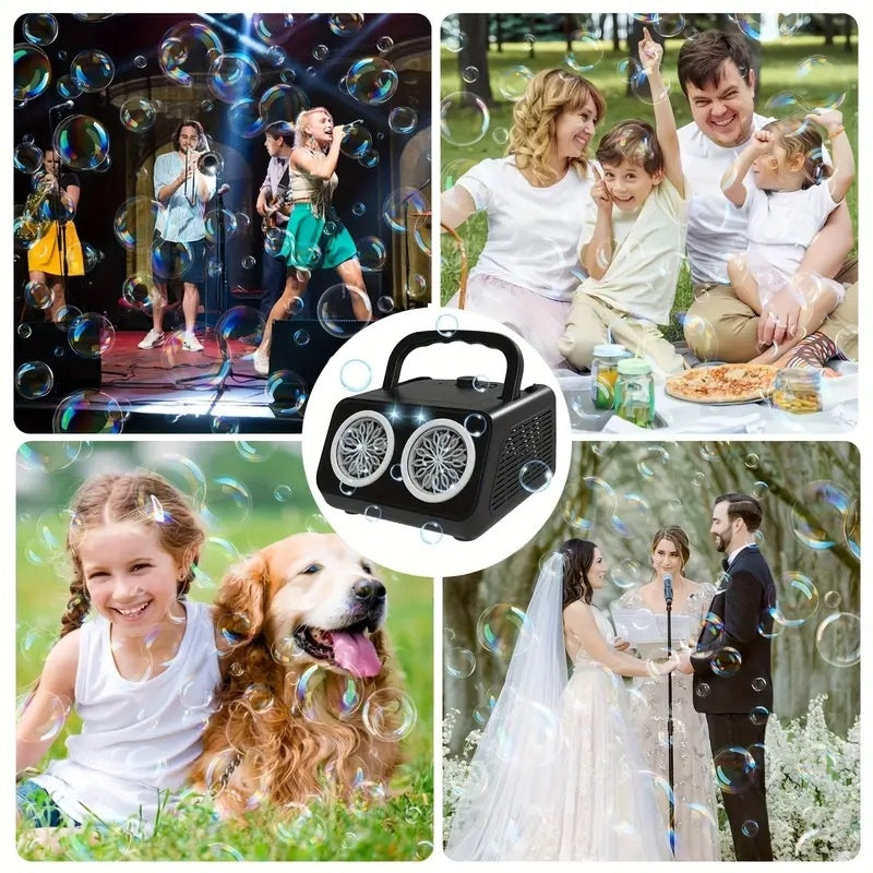 🎈【Handheld Bubble Machine】— Just one press, and the sky is filled with rainbow bubbles! 🫧🌈