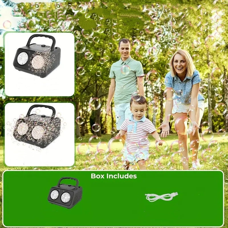 🎈【Handheld Bubble Machine】— Just one press, and the sky is filled with rainbow bubbles! 🫧🌈