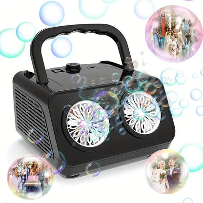 🎈【Handheld Bubble Machine】— Just one press, and the sky is filled with rainbow bubbles! 🫧🌈