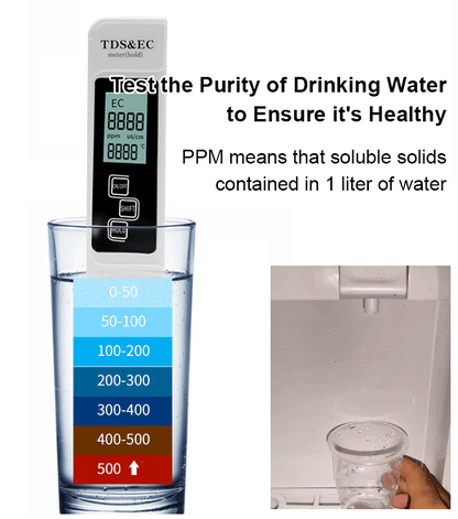 💧📊 Digital TDS Meter – Large LCD Screen, 3-Second Quick Measurement, Ready to Use Instantly 💯📦 Perfect for Drinking Water, Aquariums & Coffee | German Engineering, Durable & Reliable