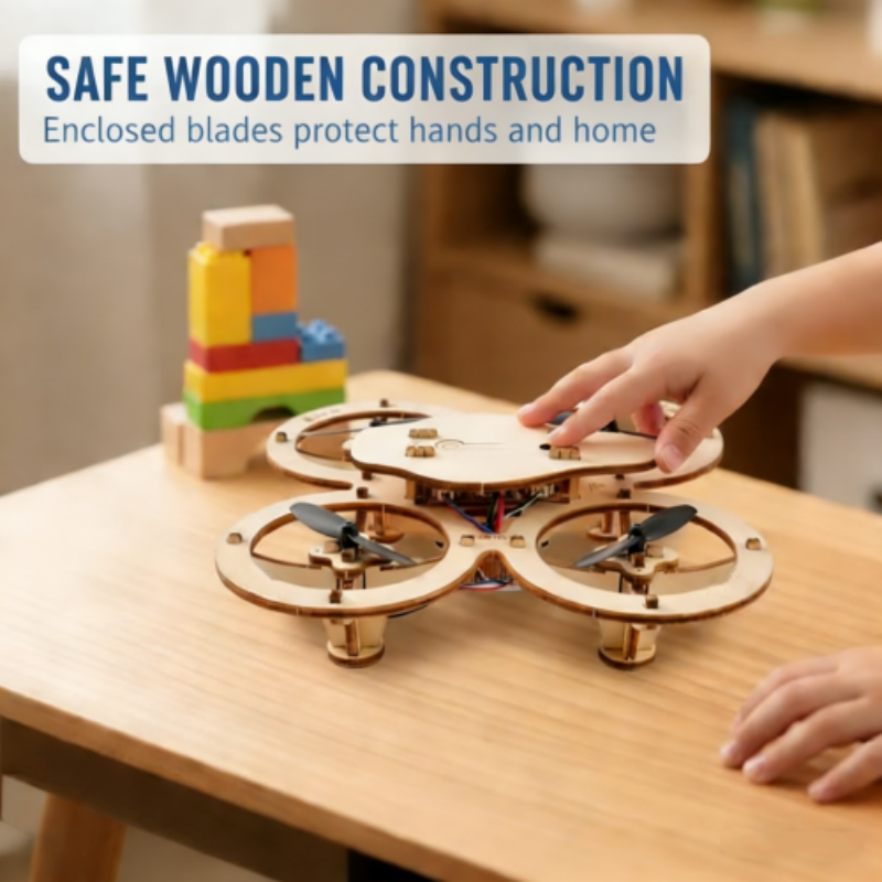 ✈️Kids DIY Wooden Drone Building Kit 🎁💥