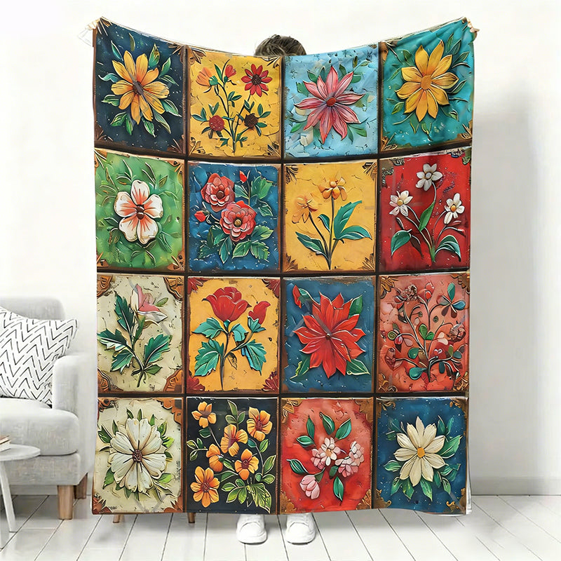 🎁2026 New Arrivals 50% OFF💖Cozy & Soft Floral Flannel Blanket