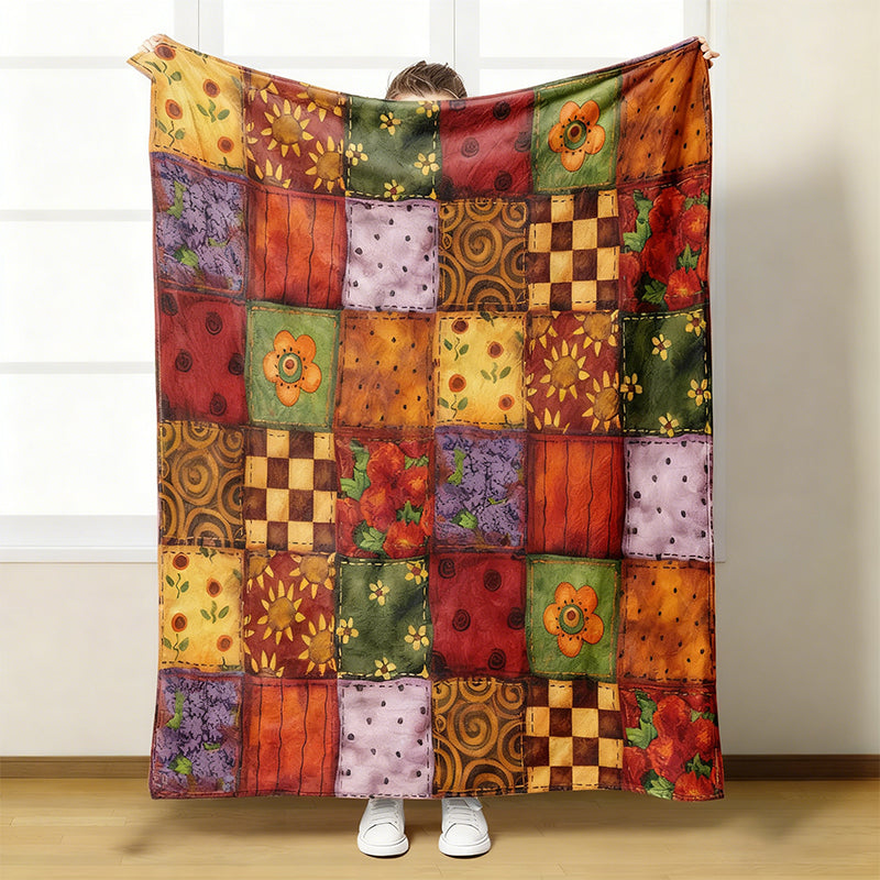 🎁2026 New Arrivals 50% OFF💖Cozy & Soft Floral Flannel Blanket