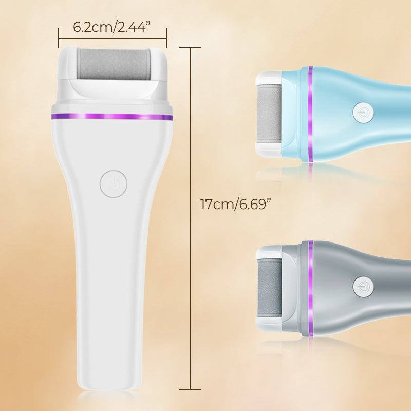 2-Speed Cordless Electric Callus Remover with 2 Replacement Heads