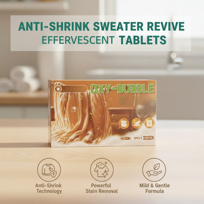 Sweater Revive Tablets – Anti-Shrink, Restores Softness & Safe for Colors 🧺