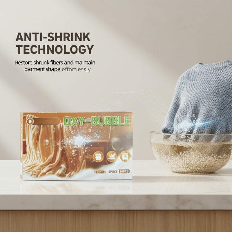 Sweater Revive Tablets – Anti-Shrink, Restores Softness & Safe for Colors 🧺