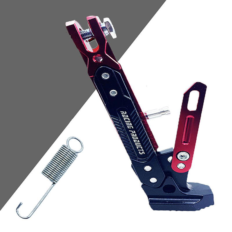 🏍️ Universal adjustable side stand for motorcycles – Fits all models, safe parking! 💪