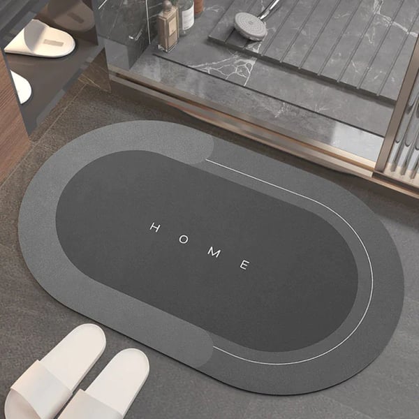 Diatomite Bath Mat, Water Absorbent Mat, 1 Count Non-slip Quick Drying Bathroom Mat, Soft Comfortable Bathroom Rug, Bathroom Accessories for Home Bathroom