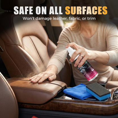 🥳2026 HOT SALE🥳💞50K+ SOLD!🚗✨50% OFF! All-in-One Car Cleaner Wax. Effortless application brings back deep gloss & protection against rain. 🛡️💦