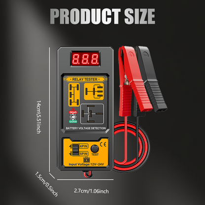 🥳2026 HOT SALE🥳💞50K+ SOLD!🛡️🔦 Your Electrical Safety Guardian. LED Indicator Tester for Safe, Accurate Checks. 🚗🧰