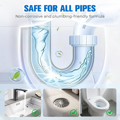 🧹 50% OFF FLASH SALE ! ⚡ Powerful Drain & Pipe Clog Remover – Strong Unclogging Power, Multi-Pipe Universal Fit, Fast-Acting & Easy to Use 🚿