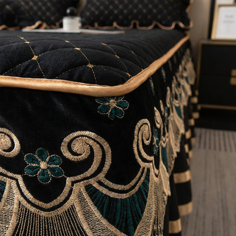 ⏳Limited-time 50% off⏰Ruffled Bed Sheet Skirt / Pillowcases🛏️