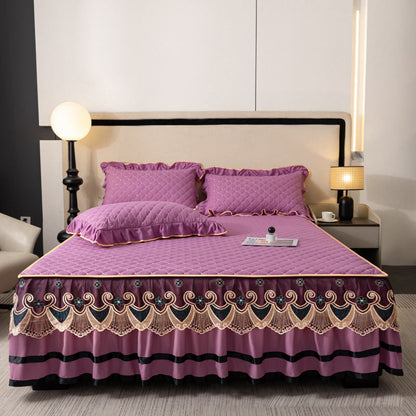 ⏳Limited-time 50% off⏰Ruffled Bed Sheet Skirt / Pillowcases🛏️