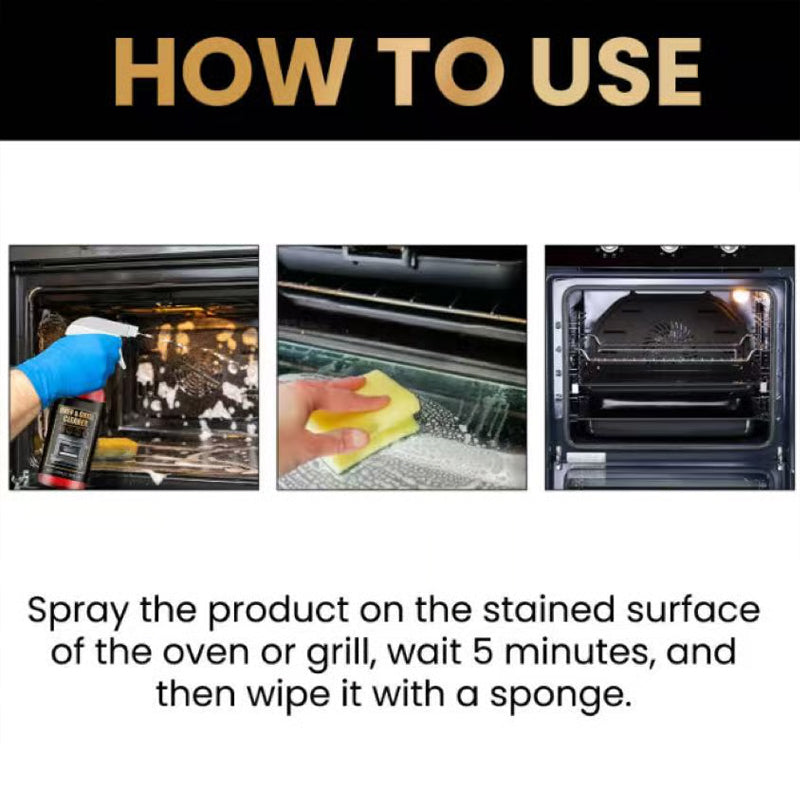 🎉Final 3 hours- BUY 3 GET 2 FREE!!🏆#1 Best Seller ⏰💕⚡Oven & Grill Cleaner Spray✨