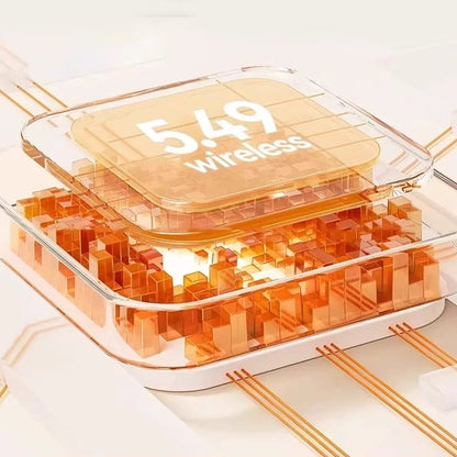 🌀【Wireless open-ear headphones】— With air conduction technology✨, 🎵 music enters your ears while the world  remains outside.💫🌍