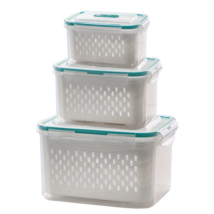 💐50% OFF ! 2 in 1 Meal Prep Container – Removable Drainer & Airtight Lid 🥑❄️【Limited Offer】