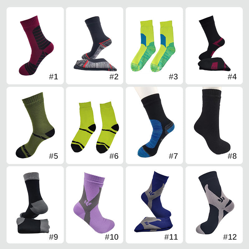 🌧️💧3-layer waterproof socks, breathable and moisture-wicking, perfect for outdoor adventures🏞️🚶