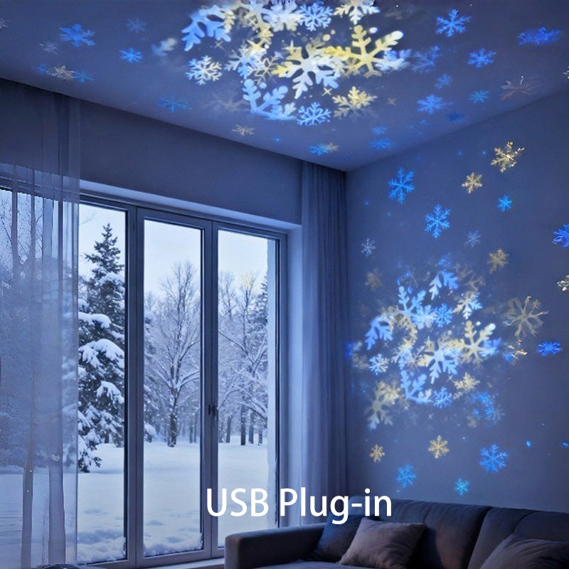 🥳2026 HOT SALE 50% OFF!💞50K+ SOLD!💥🌈Dynamic Rotating LED Light Projector – Calm & relaxation for your home. Gentle moving lights ease restless nights. Perfect for bedroom or living room. 🌙✨