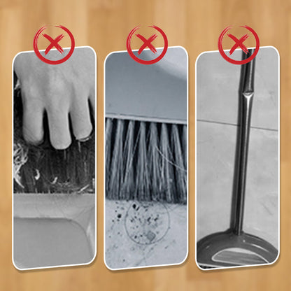 🥳2026 HOT SALE🥳💞50% OFF!✨ 💝Stand-Up Dustpan Set with 180° Rotating Broom