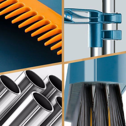 🥳2026 HOT SALE🥳💞50% OFF!✨ 💝Stand-Up Dustpan Set with 180° Rotating Broom